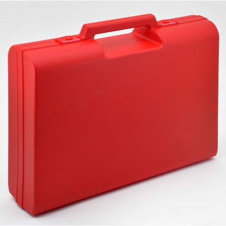 Trousse rouge rigide polypro 32.6x23.6x8.5cm