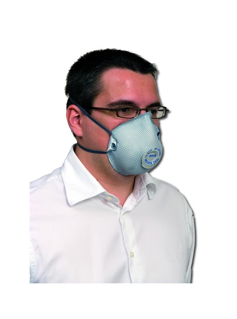 Masque de protection FFP2 coque anti-odeur avec soupape MOLDEX