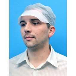 Casquettes en non tissé blanc 