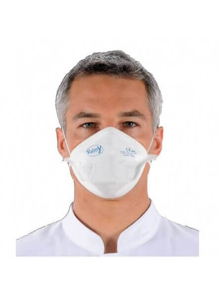 Masque médical et de protection Op-Air Pro OXYGEN FFP2 NR D type IIR blanc  grande taille en sachet individuel - PAREDES