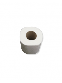 Rouleau de papier toilette 2 plis en papier blanc recyclé Ø 120 mm - 4 pcs