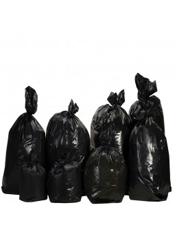 Sacs poubelles 130L PE BD renforcé noir