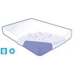 Alèse jetable housse pour matelas 2 personnes  140x200x15cm