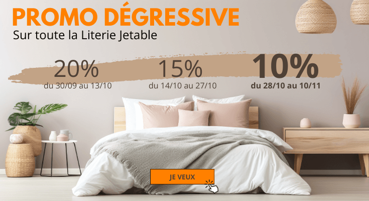 PROW241101 - LITERIE DEGRESSIVE 10%