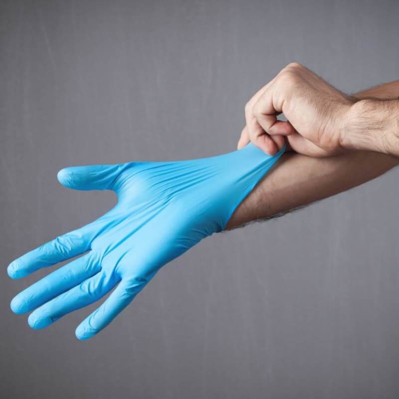 Ménage Bleu Caoutchouc Gants, Hygiène gants, Nettoyage gants, vaisselle  gants